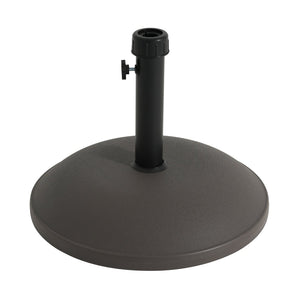 English Elm Ander Outdoor 68 Pound Round Umbrella Base Concrete Fill Resin Weather Resistant N775P407226A