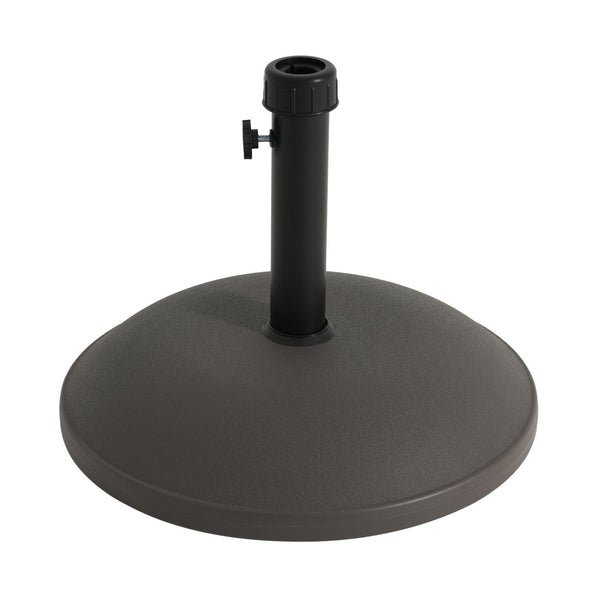 English Elm Ander Outdoor 68 Pound Round Umbrella Base Concrete Fill Resin Weather Resistant N775P407226A