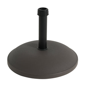 English Elm Ander Outdoor 68 Pound Round Umbrella Base Concrete Fill Resin Weather Resistant N775P407226A