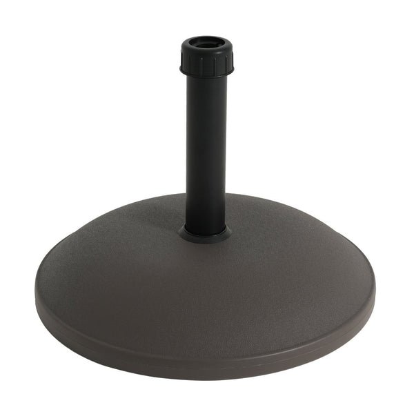 English Elm Ander Outdoor 68 Pound Round Umbrella Base Concrete Fill Resin Weather Resistant N775P407226A