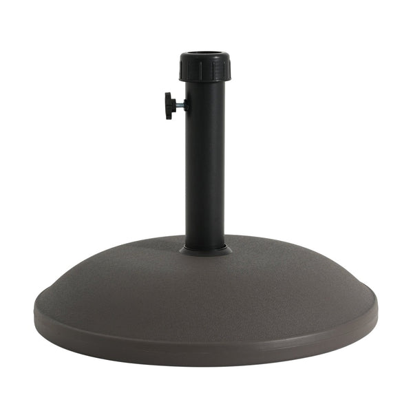 English Elm Ander Outdoor 68 Pound Round Umbrella Base Concrete Fill Resin Weather Resistant N775P407226A