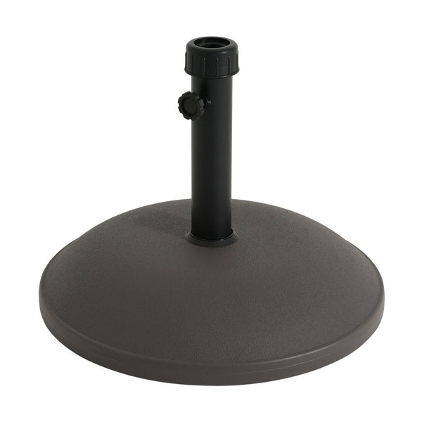 English Elm Ander Outdoor 68 Pound Round Umbrella Base Concrete Fill Resin Weather Resistant N775P407226A