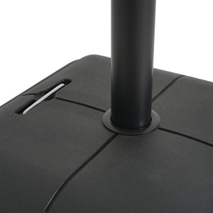 English Elm Halea Square Patio Umbrella Base 90 Pound Weighted Resin Stand with Rolling Wheels N775P407228B