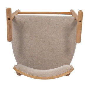 English Elm Alaya Rubberwood Counter Stools Set of 2 with Padded Seats for Kitchen Islands N775P458330N