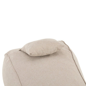English Elm Lemoore Outdoor Bean Bag Chaise with Shredded Foam Fill and Weather Resistant Fabric N775P493022B