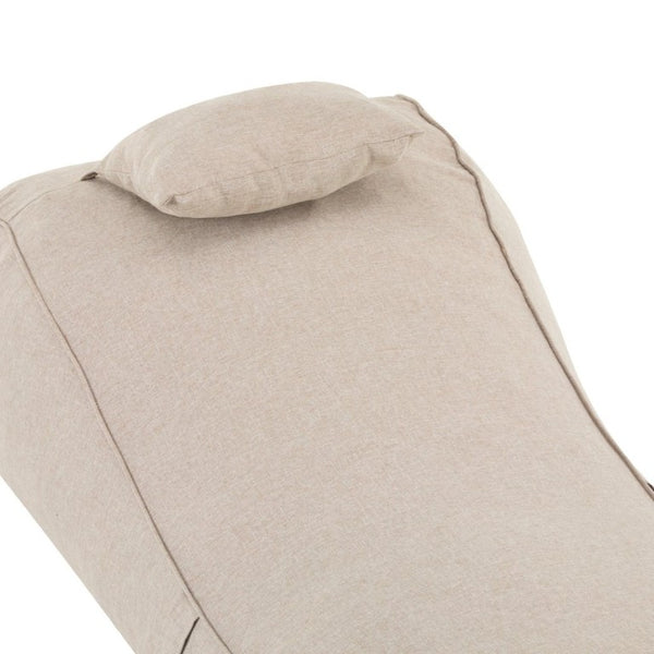 English Elm Lemoore Outdoor Bean Bag Chaise with Shredded Foam Fill and Weather Resistant Fabric N775P493022B