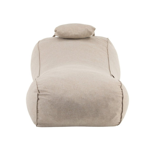 English Elm Lemoore Outdoor Bean Bag Chaise with Shredded Foam Fill and Weather Resistant Fabric N775P493022B