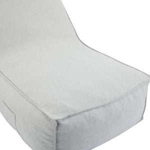 English Elm Perry Outdoor Bean Bag Lounge Chair Water Repellent Foam Fill Patio Backyard Seat N775P493025G