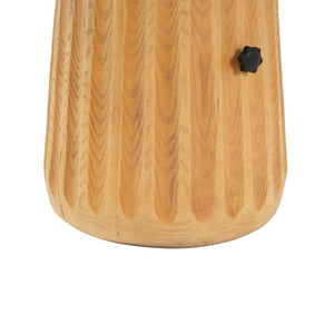 English Elm Mignon Ribbed MGO Outdoor Umbrella Base with Side Table Top and Locking Knobs N775P493683W