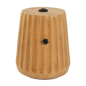 English Elm Mignon Ribbed MGO Outdoor Umbrella Base with Side Table Top and Locking Knobs N775P493683W