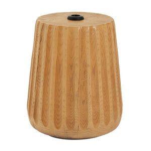 English Elm Mignon Ribbed MGO Outdoor Umbrella Base with Side Table Top and Locking Knobs N775P493683W