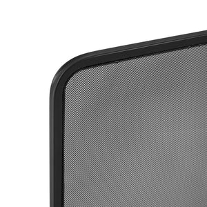 English Elm Freestanding Matte Black Iron Mesh Fireplace Screen Modern Farmhouse Spark Guard N775P528793B