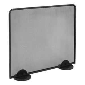English Elm Freestanding Matte Black Iron Mesh Fireplace Screen Modern Farmhouse Spark Guard N775P528793B