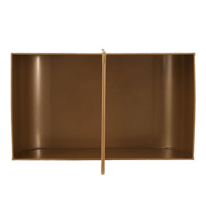 English Elm Gold Three Panel Curved Iron Mesh Fireplace Screen Spark Guard for Indoor Living Rooms Fireplace Accessory Set N775P529014G