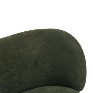 English Elm Cozy Wingback Armless Accent Chair Boucle Upholstered Compact Seat for Living Rooms N776P298155O
