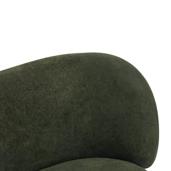 English Elm Cozy Wingback Armless Accent Chair Boucle Upholstered Compact Seat for Living Rooms N776P298155O