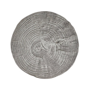 English Elm Mgo Tree Stump Side Table Weathered Faux Wood Grain Texture Indoor Outdoor Accent N776P372338G