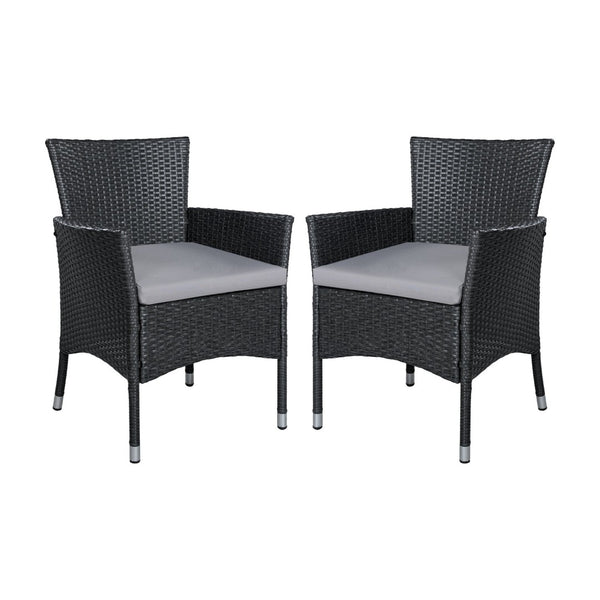 English Elm Malta Stainless Steel Dining Chair Set Modernist Tubular Frame for Contemporary Spaces Grey N776P402144G