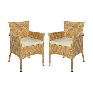 English Elm Malta Stainless Steel Dining Chair Set Modernist Tubular Frame for Contemporary Spaces Natural N776P402144Y