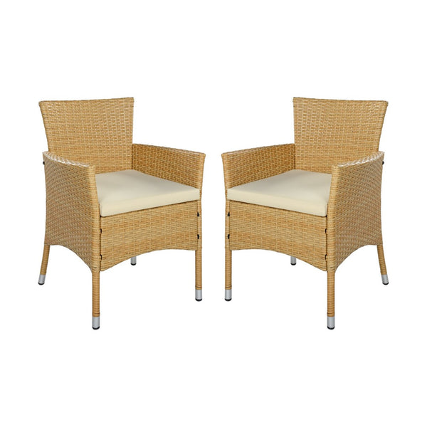 English Elm Malta Stainless Steel Dining Chair Set Modernist Tubular Frame for Contemporary Spaces Natural N776P402144Y
