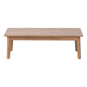 English Elm Pablo Solid Acacia Wood Patio Loveseat Set with Geometric Modern Outdoor Design N776P409030W