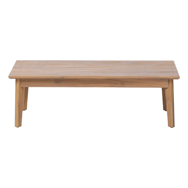 English Elm Pablo Solid Acacia Wood Patio Loveseat Set with Geometric Modern Outdoor Design N776P409030W