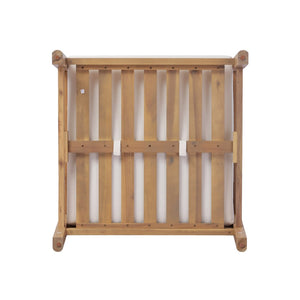 English Elm Pablo Outdoor Acacia Wood Arm Chair with Water Resistant Upholstery for Patio N776P409031W