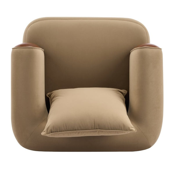 English Elm Bblythe Velvet Accent Arm Chairs Set of 2 Wrap Around Back for Modern Living N776P418607B-2