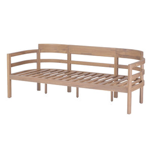 English Elm Alger Outdoor Solid Wood 3 Seat Sofa Set with Weather Resistant Frame for Patio N776P427881T
