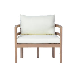 English Elm Alger Outdoor Solid Wood Club Chair with Weather Resistant Finish for Patio Decks N776P427882T