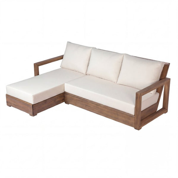 English Elm Outdoor Acacia Hardwood Sofa Set Weather Resistant Patio Lounging Furniture N776P430483B_N776P404822B