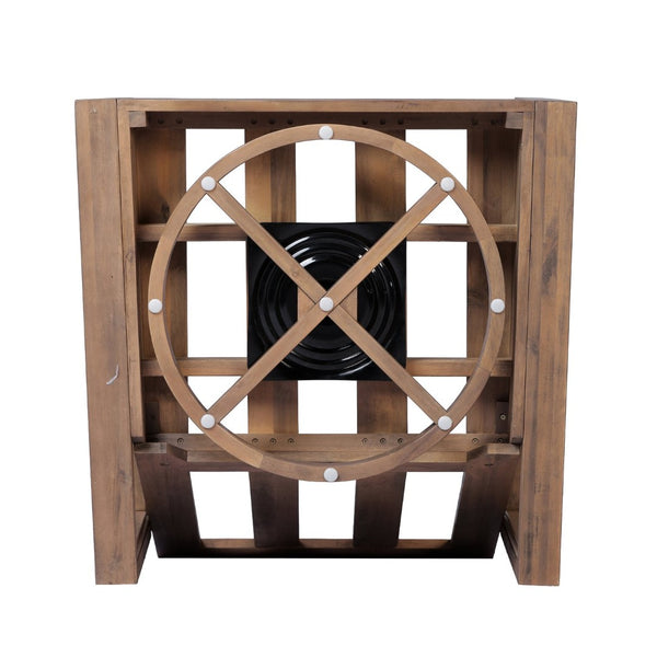 English Elm Westchester Outdoor Swivel Accent Chair Acacia Wood Frame Plush Cushion Patio Seat N776P430484B