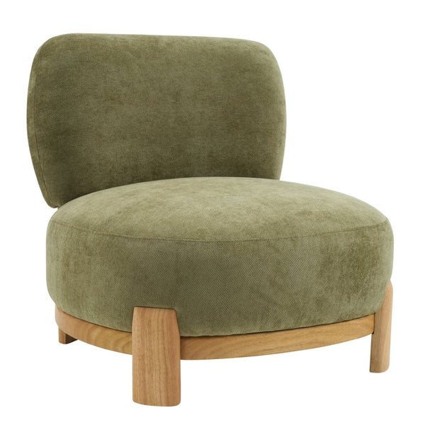 English Elm Roxanne Wide Seat Upholstered Accent Chair Soft Textured Fabric for Any Room N776P439796G