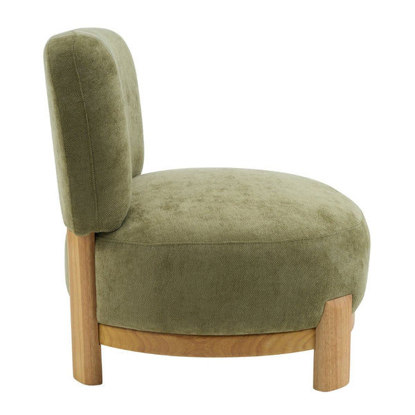 English Elm Roxanne Wide Seat Upholstered Accent Chair Soft Textured Fabric for Any Room N776P439796G