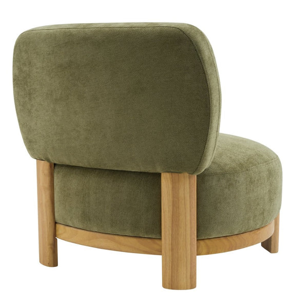 English Elm Roxanne Wide Seat Upholstered Accent Chair Soft Textured Fabric for Any Room N776P439796G