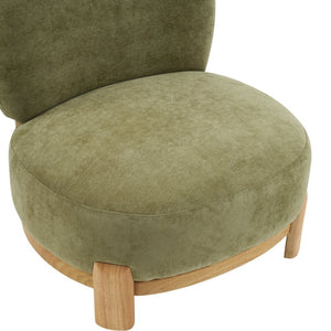 English Elm Roxanne Wide Seat Upholstered Accent Chair Soft Textured Fabric for Any Room N776P439796G