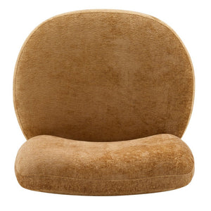English Elm Roxanne Wide Seat Upholstered Accent Chair Soft Textured Fabric for Any Room Pumpkin Yellow N776P439796Y