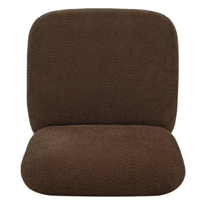 English Elm Arnold Mid-century Modern Upholstered Accent Chair Padded Seat for Living Room Nook Brown N776P451297B