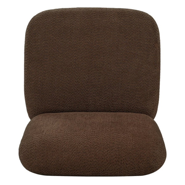 English Elm Arnold Mid-century Modern Upholstered Accent Chair Padded Seat for Living Room Nook Brown N776P451297B