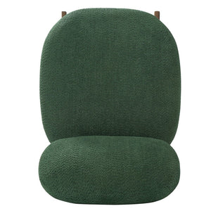 English Elm Amadeo Solid Wood Frame Accent Chair Compact Seat for Reading Nooks and Living Rooms Olive Green N776P451304G