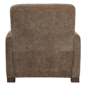 English Elm Aurora Upholstered Accent Armchair Tailored Cushioning for Reading Nooks and Bedroom Corners Brown N776P469982B