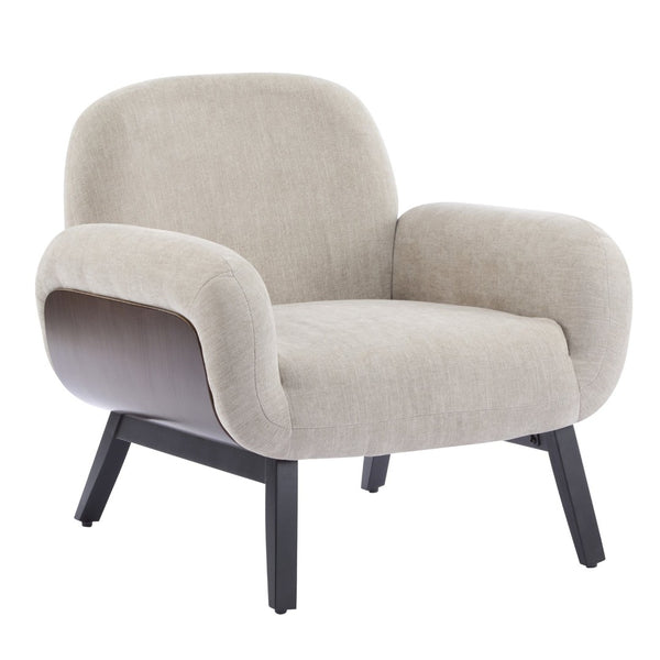 English Elm Audrey Wrap Around Accent Chair with Cushioned Seat for Scandinavian Living Rooms N776P482827L
