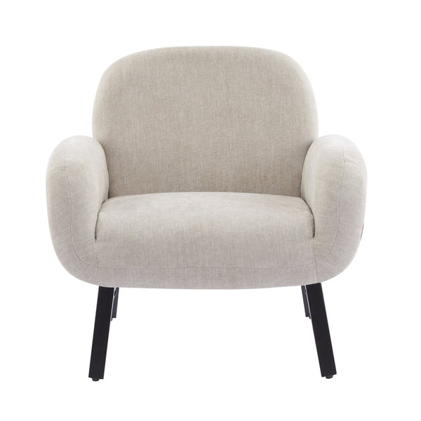 English Elm Audrey Wrap Around Accent Chair with Cushioned Seat for Scandinavian Living Rooms N776P482827L