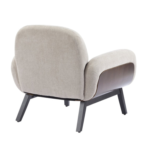 English Elm Audrey Wrap Around Accent Chair with Cushioned Seat for Scandinavian Living Rooms N776P482827L