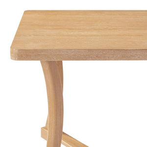 English Elm 5-Piece Solid Rubberwood Dining Set Scandinavian Minimalist Style for Modern Kitchens N776P490237N_N776P340269K-2