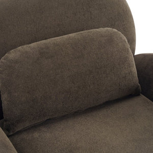 English Elm Maxx Plush Accent Armchair Wraparound Back Foam Cushion for Living Room Nooks Black, Dark Brown N776P499883D