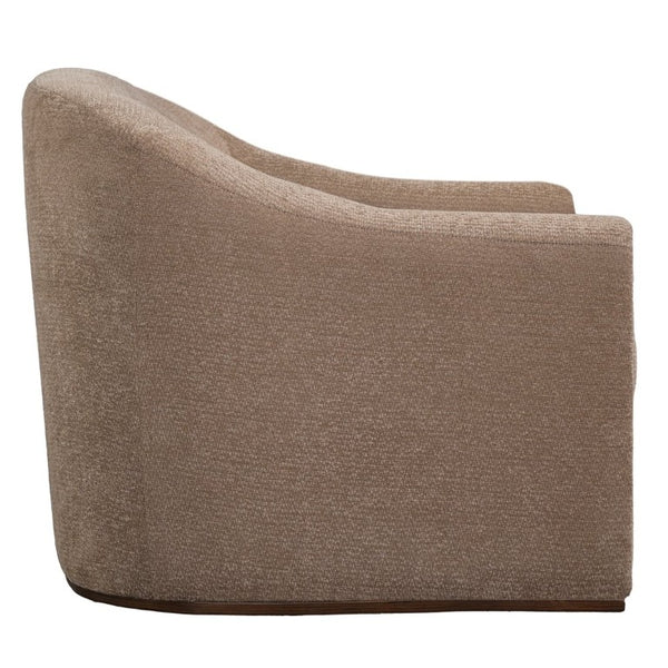 English Elm Upholstered Lounge Chairs with Solid Wood Frame for Modern Living Rooms Pair Dark Brown Single N776P507259D