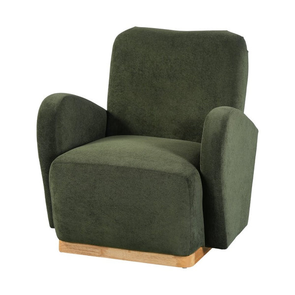 English Elm Upholstered Accent Chair Set of 2 with Solid Wood Base for Modern Living Spaces N776P507260G-2