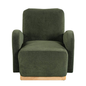 English Elm Upholstered Accent Chair Set of 2 with Solid Wood Base for Modern Living Spaces N776P507260G-2