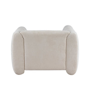 English Elm Upholstery Club Chair with Channel Stitching Plush Seat for Modern Living Spaces N776P519505B